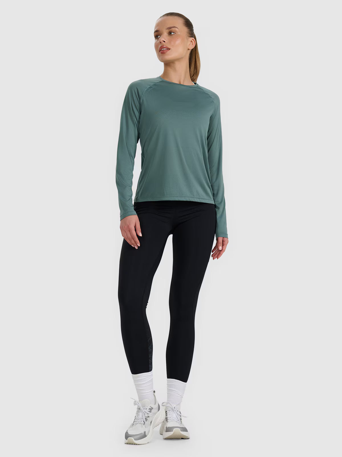 Longsleeve do biegania w terenie szybkoschnący damski
