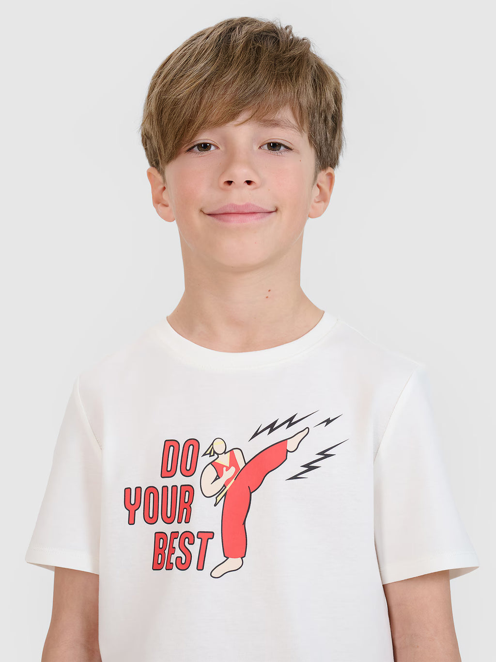 T-shirt regular z nadrukiem chłopięcy