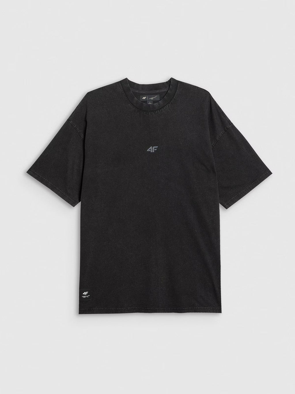 T-shirt oversize gładki męski 4F x Tomasz Fornal