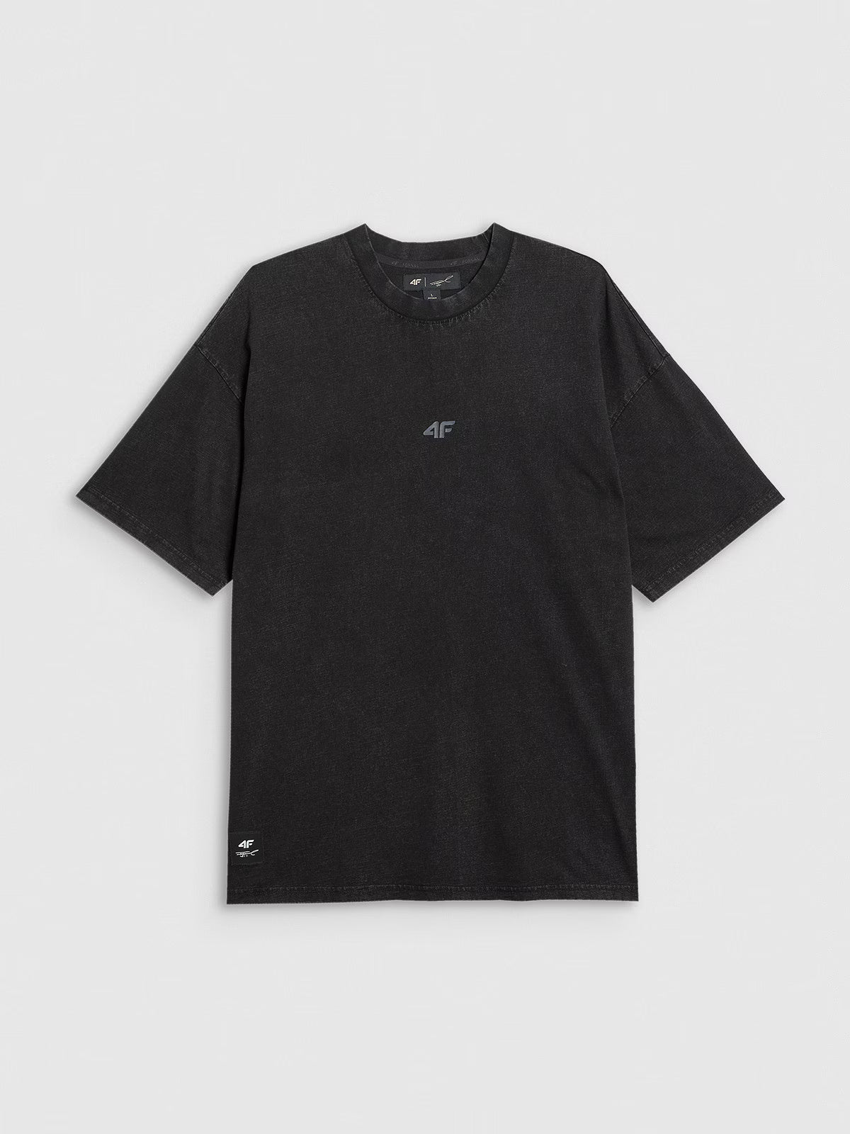 T-shirt oversize gładki męski 4F x Tomasz Fornal