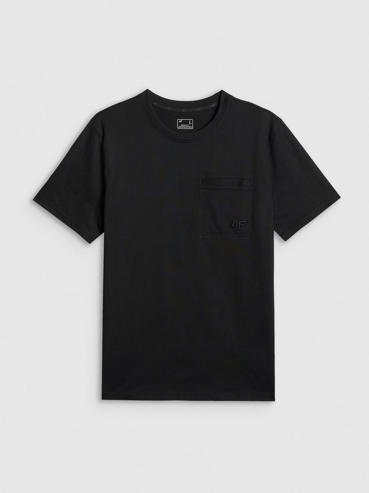 T-shirt regular gładki męski