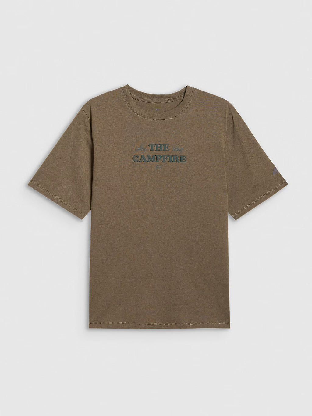 T-shirt loose z nadrukiem chłopięcy