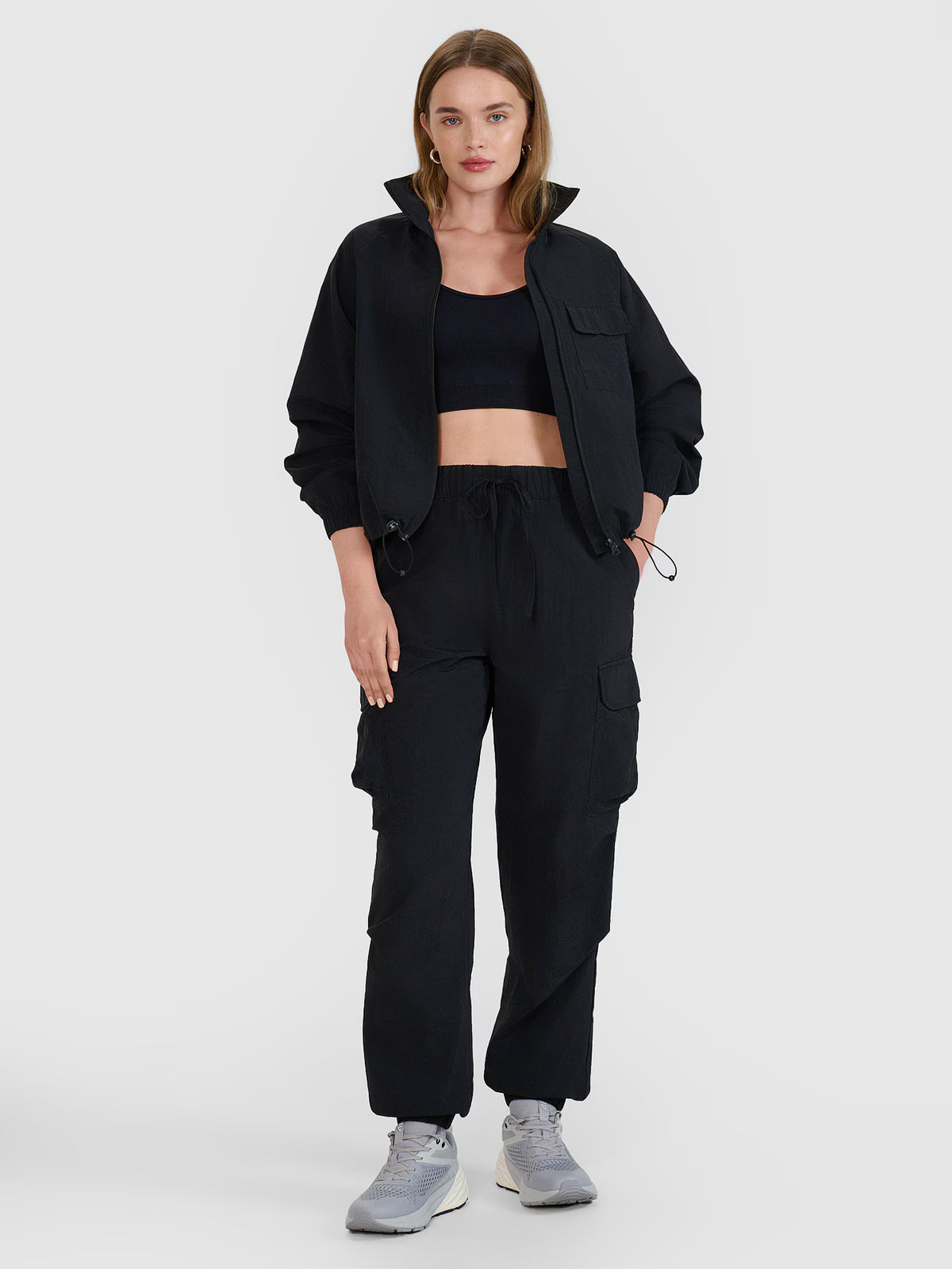 Spodnie casual cargo damskie