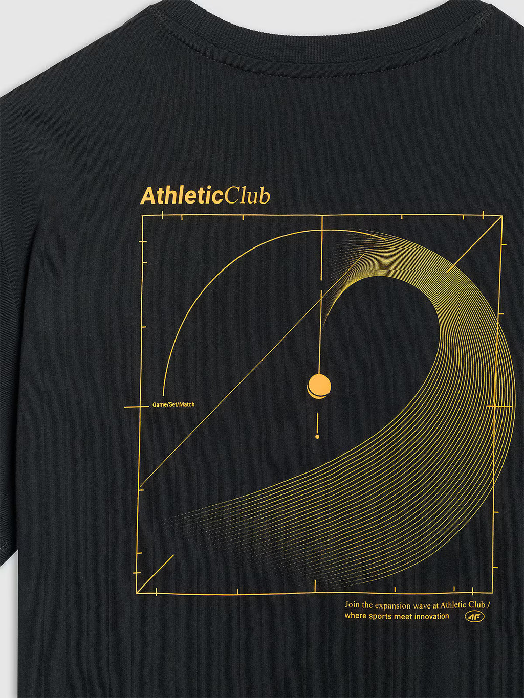 T-shirt regular z nadrukiem męski