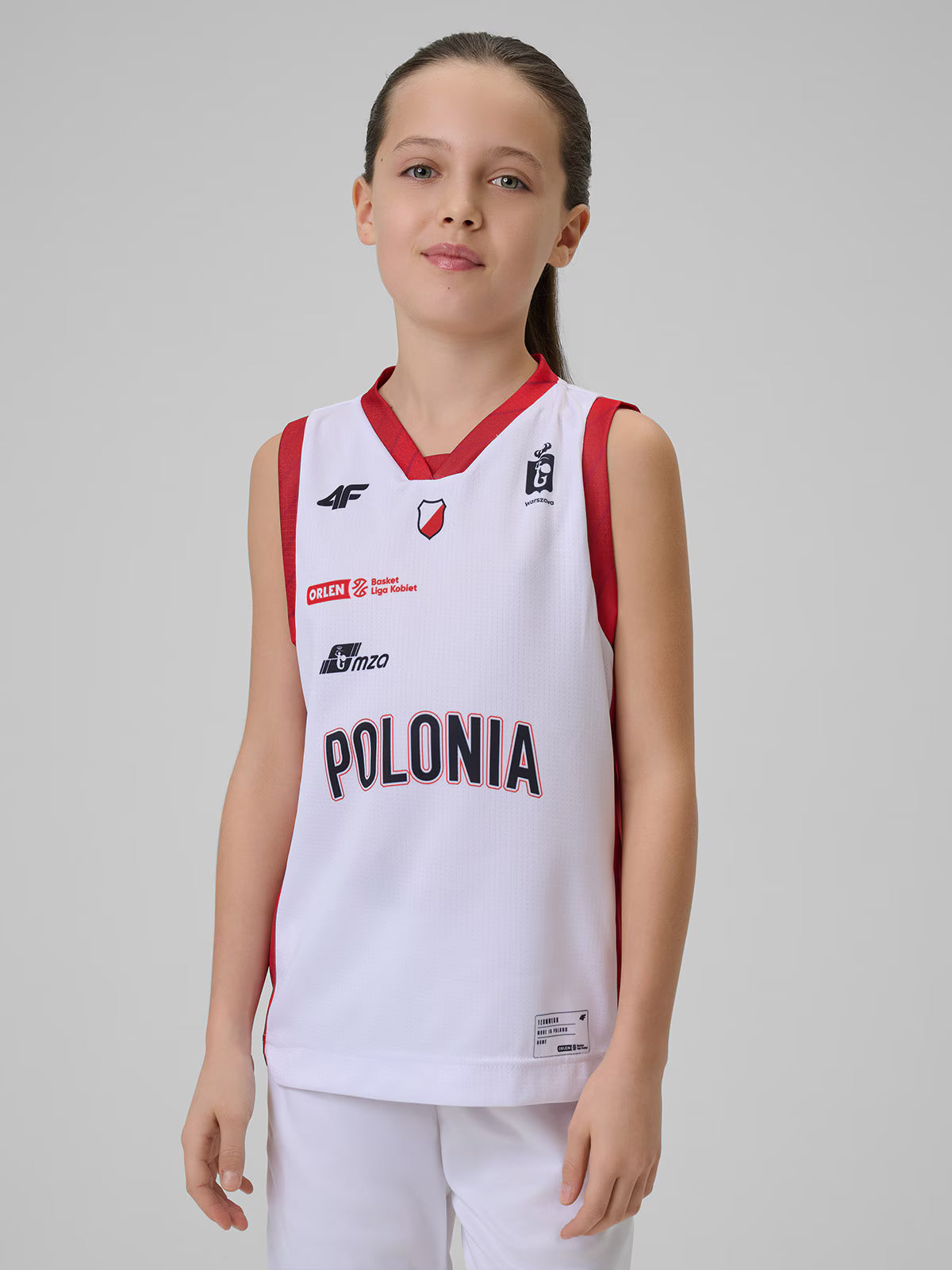 Koszulka meczowa replika domowa z sezonu 2025/26 dziecięca 4F x Polonia Warszawa