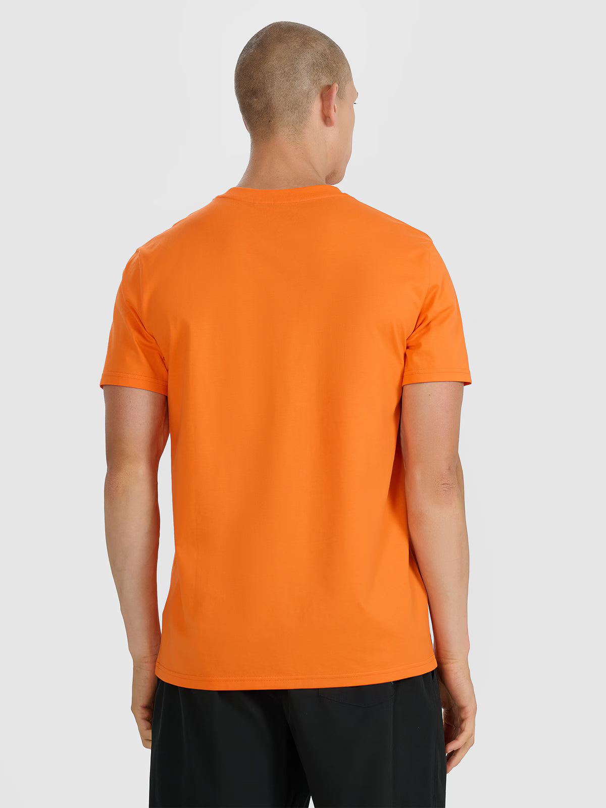 T-shirt regular z nadrukiem męski