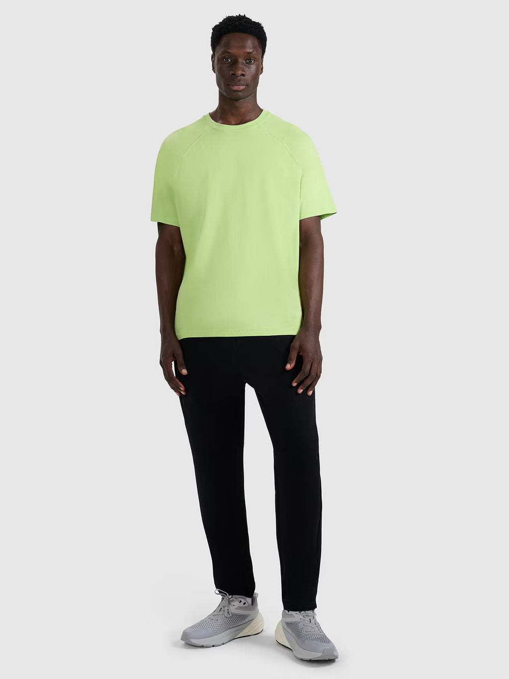 T-shirt oversize gładki męski