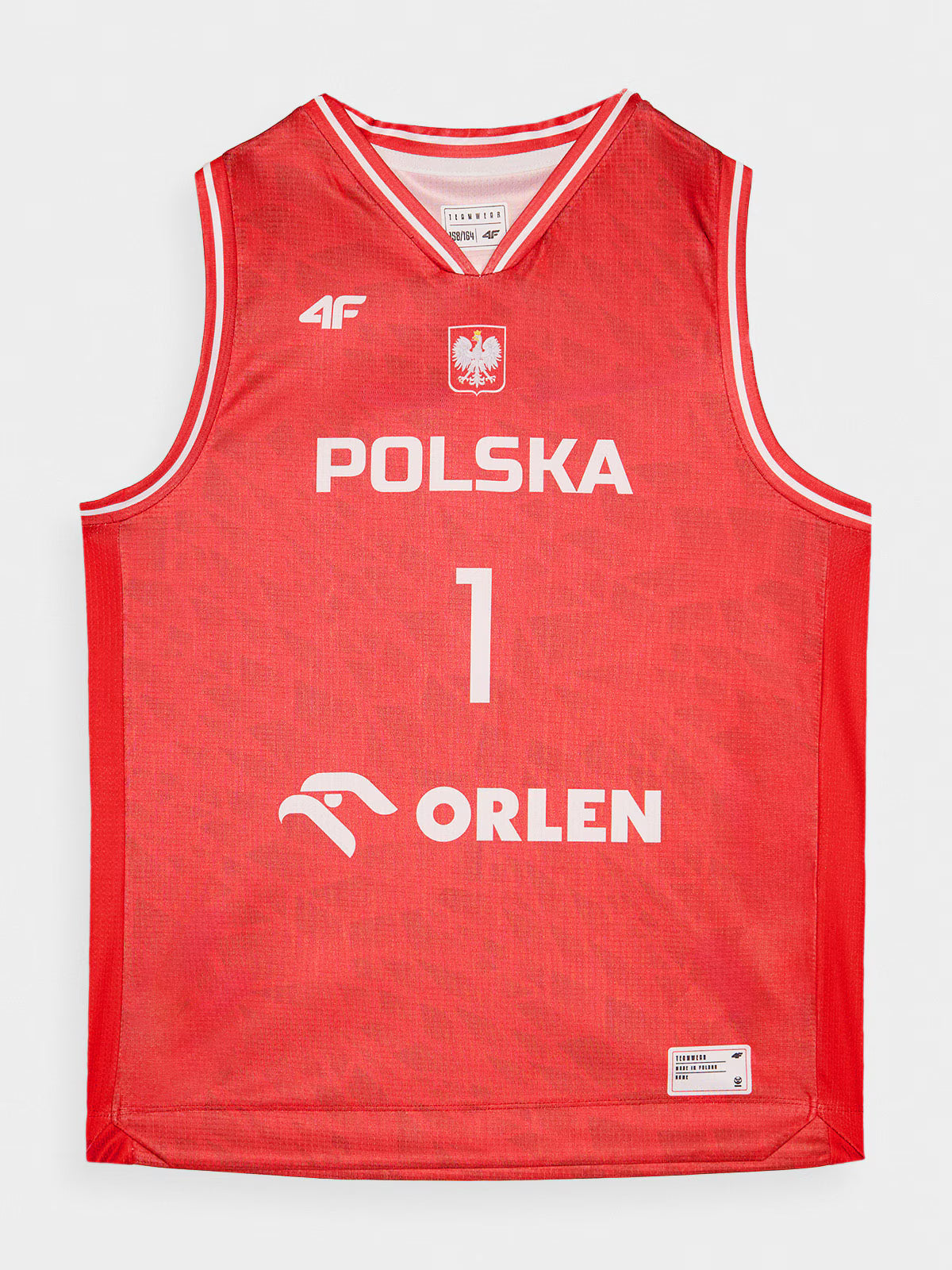 Koszulka reprezentacyjna dziecięca 4F x PZKOSZ 2024 - SOCHAN