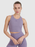 Crop top treningowy z wycięciem na plecach 4F x Anna Lewandowska