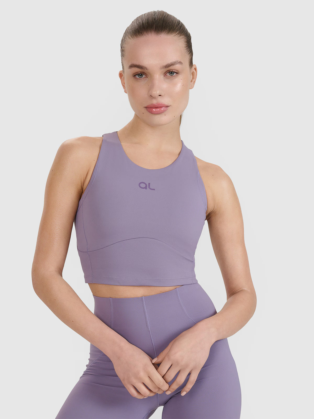 Crop top treningowy z wycięciem na plecach 4F x Anna Lewandowska