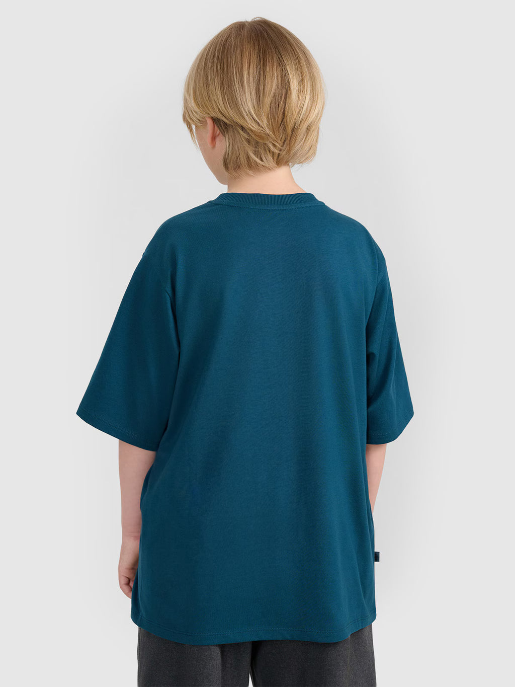 T-shirt oversize z nadrukiem chłopięcy