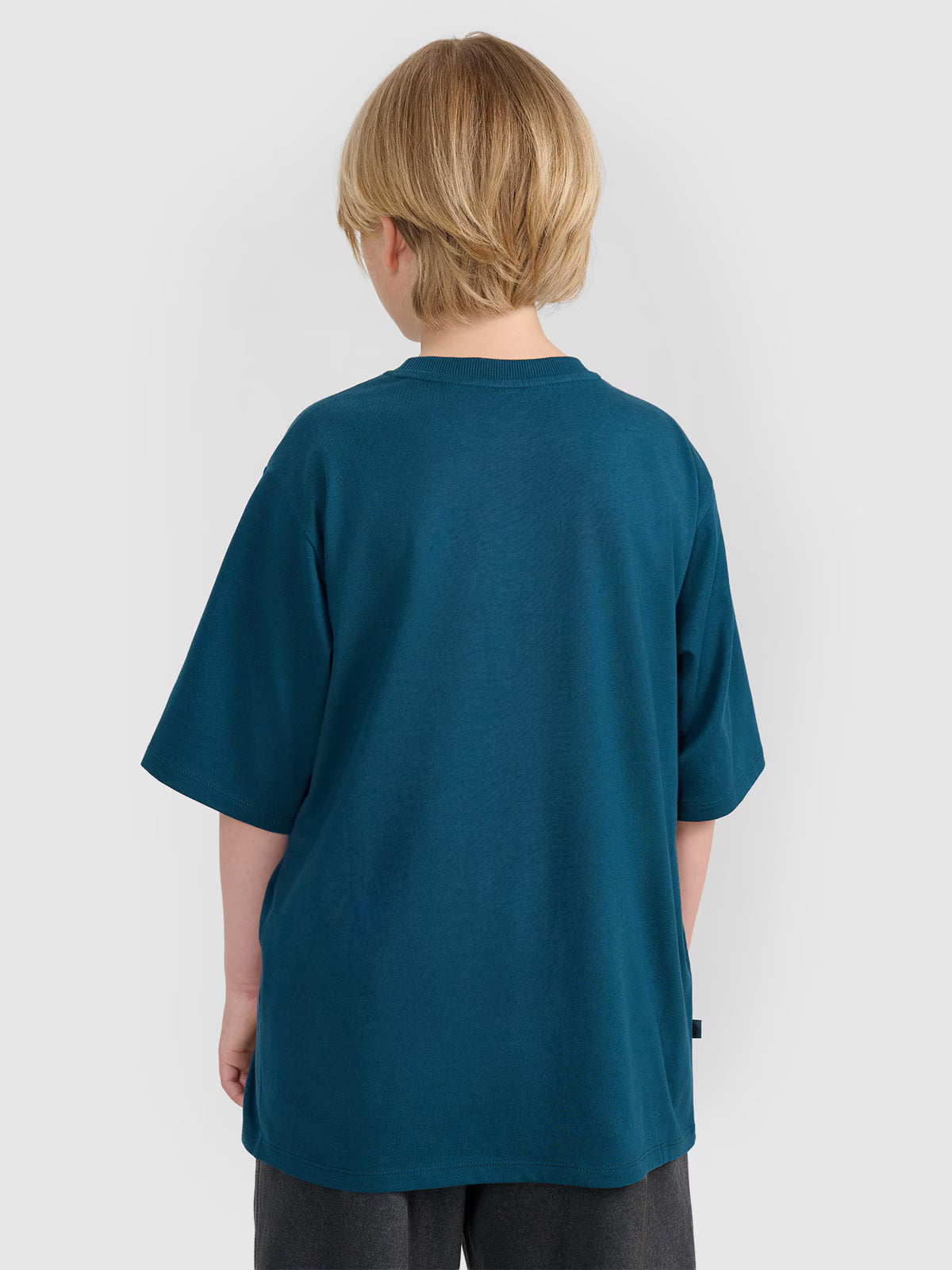 T-shirt oversize z nadrukiem chłopięcy