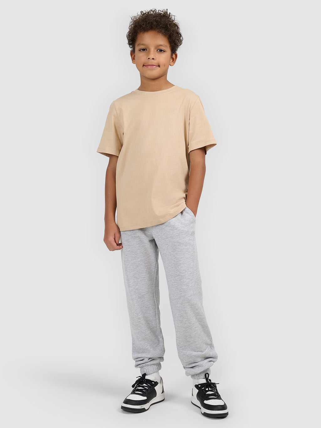 T-shirt regular gładki chłopięcy