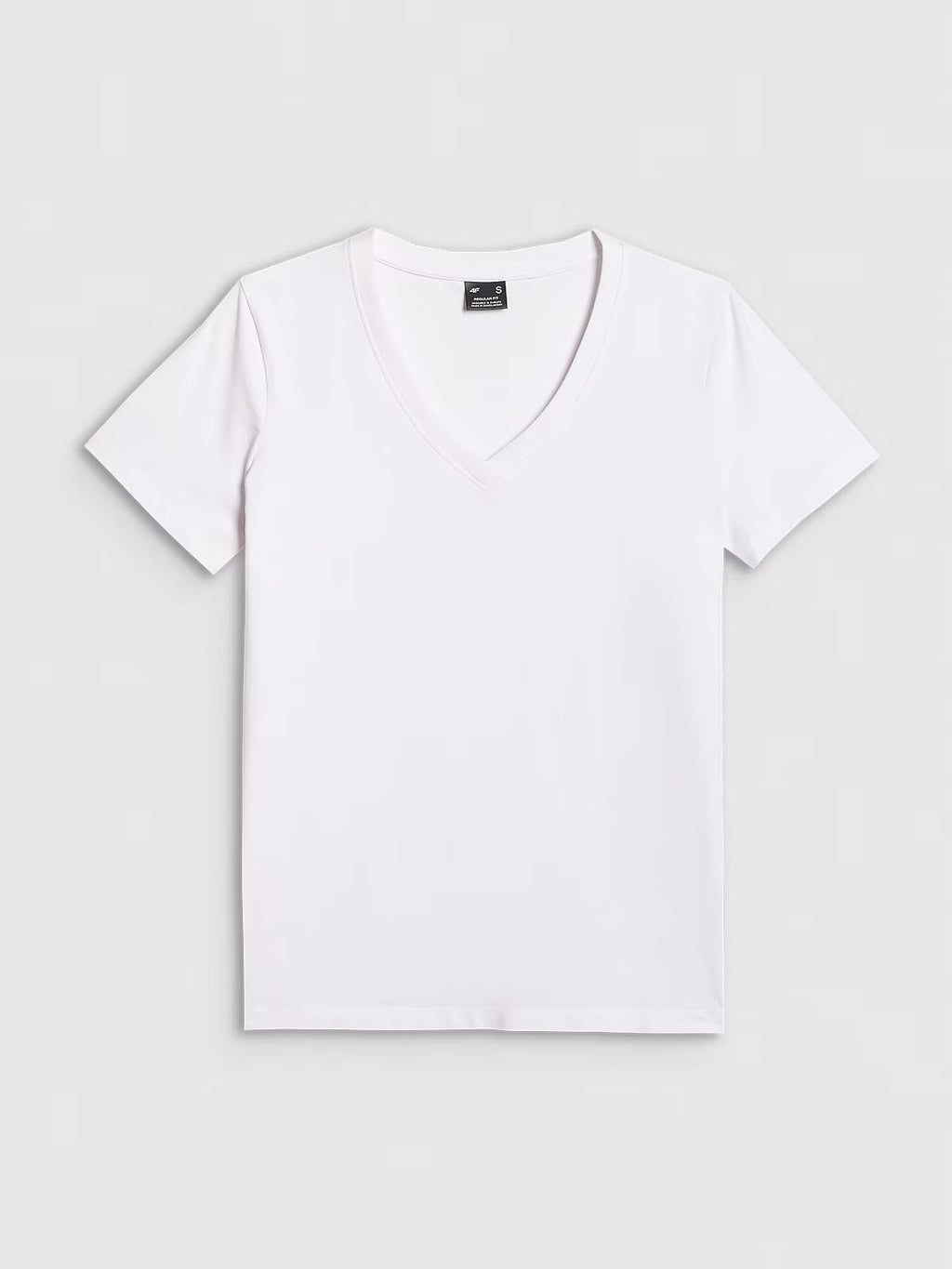 T-shirt regular gładki damski