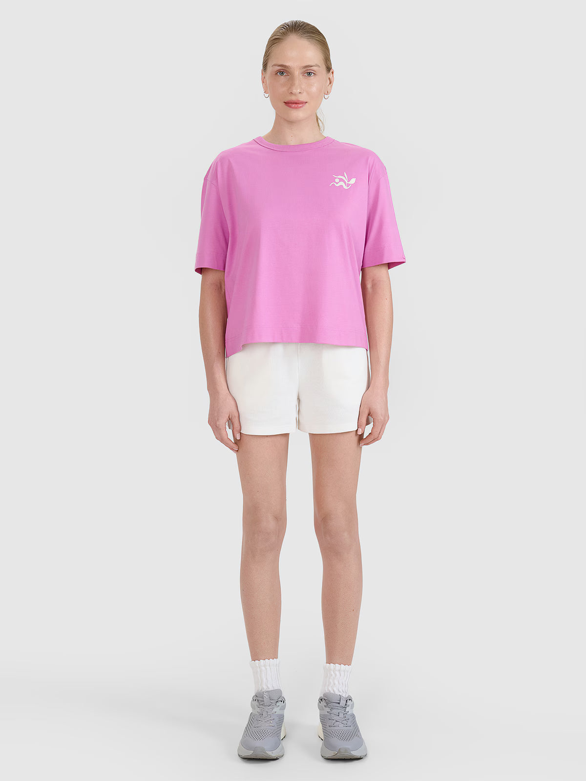 T-shirt regular z nadrukiem damski