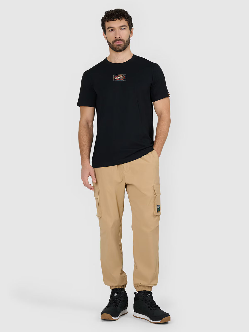 T-shirt regular z nadrukiem męski