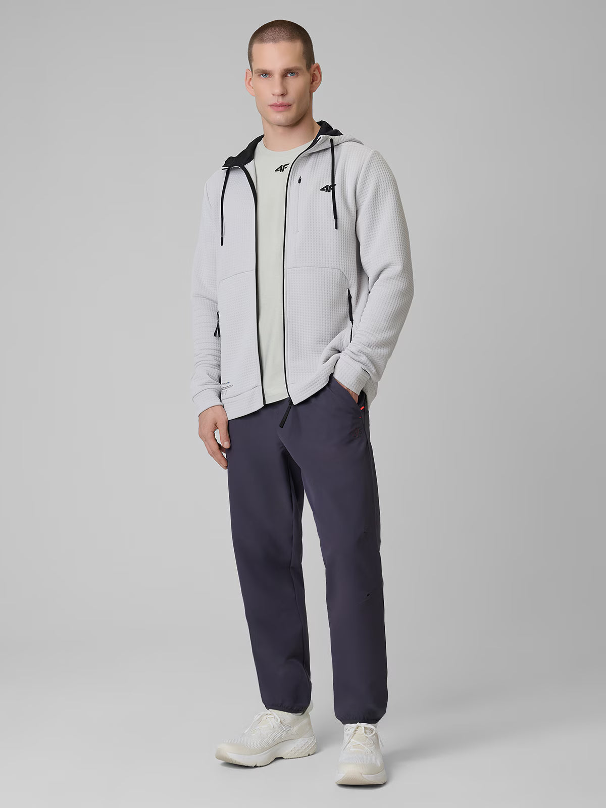 Bluza treningowa regular z kapturem męska