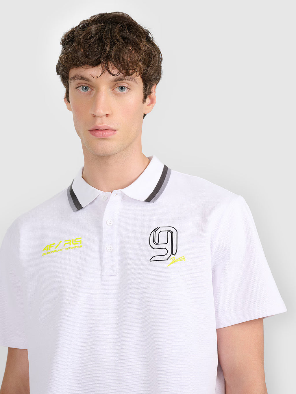 Koszulka polo regular męska 4F x Robert Lewandowski
