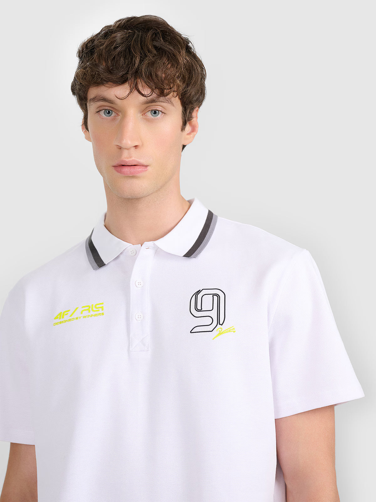Koszulka polo regular męska 4F x Robert Lewandowski