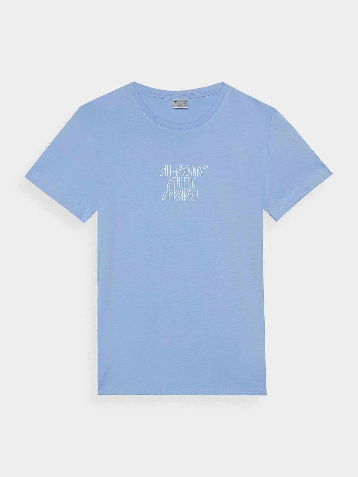 T-shirt slim z nadrukiem damski
