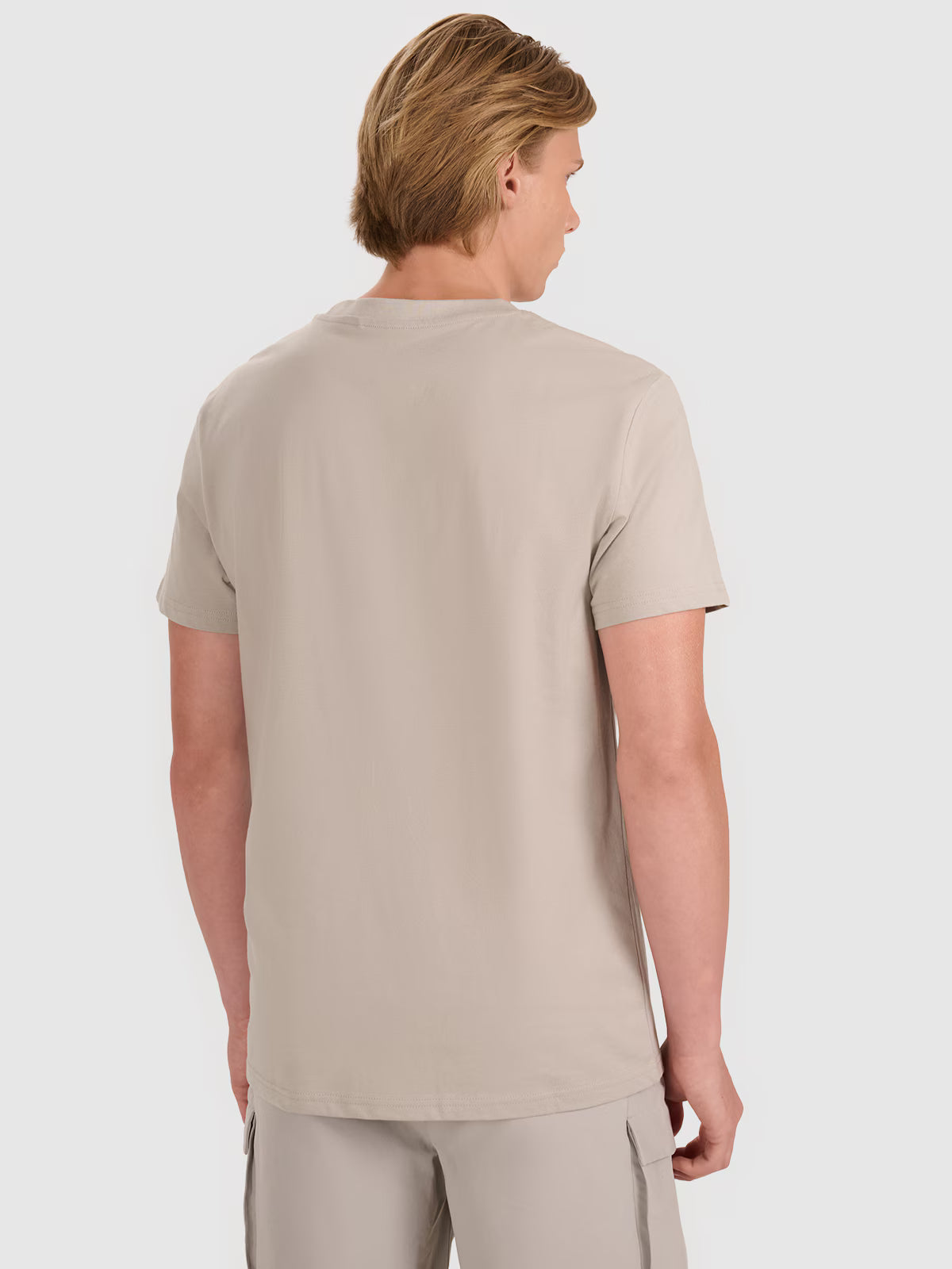 T-shirt regular gładki męski
