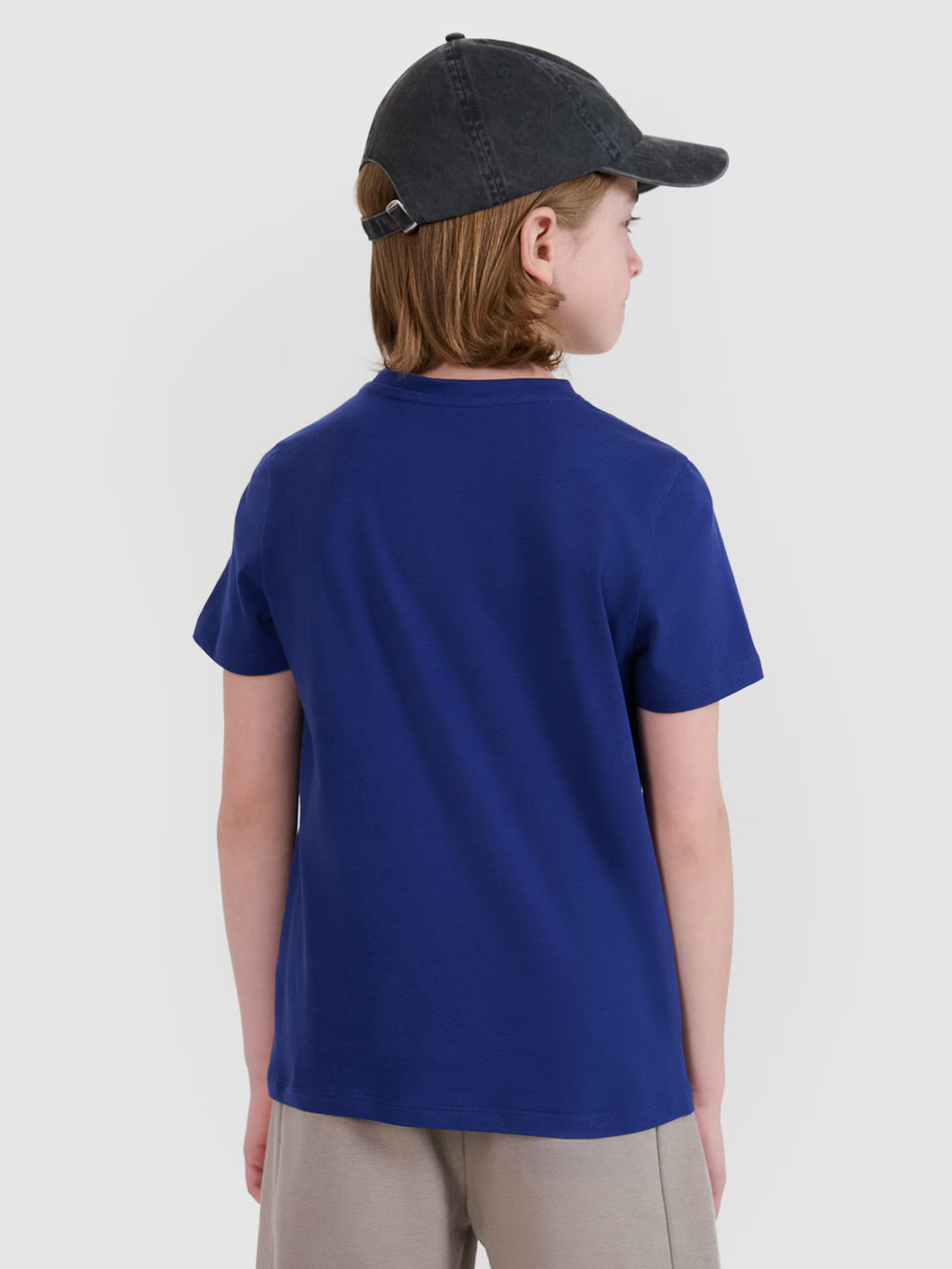 T-shirt regular gładki chłopięcy