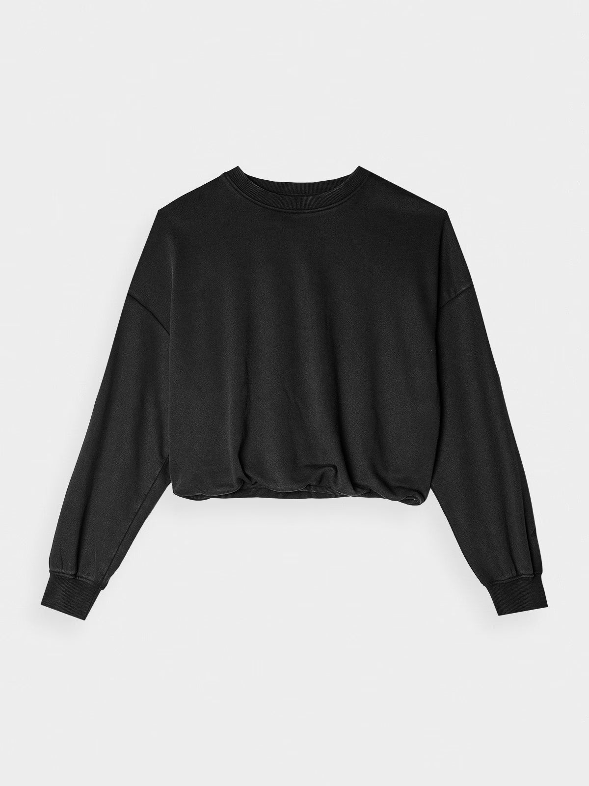 Bluza dresowa nierozpinana bez kaptura damska