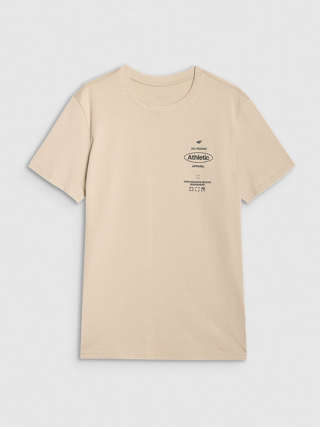 T-shirt regular z nadrukiem męski