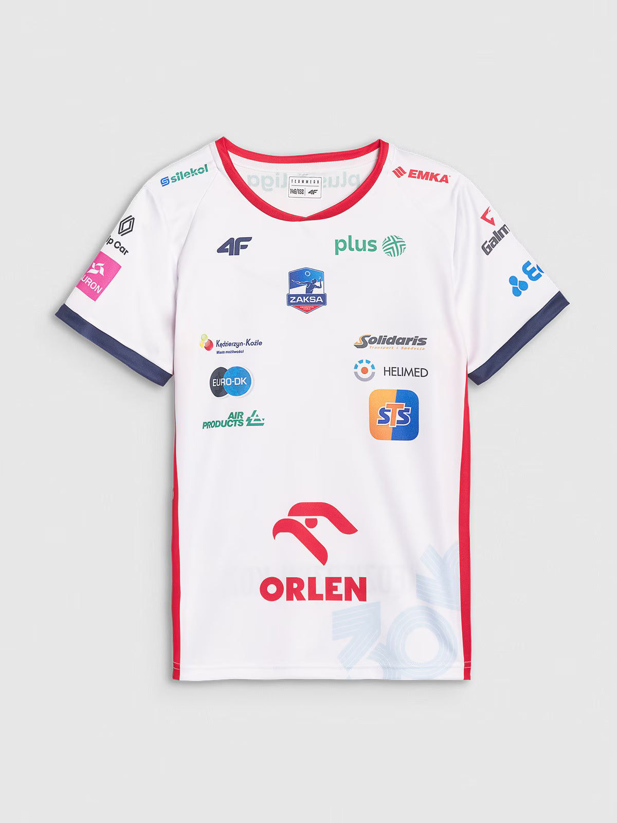 Koszulka meczowa replika wyjazdowa z sezonu 2024/2025 dziecięca 4F x Zaksa Kędzierzyn-Koźle