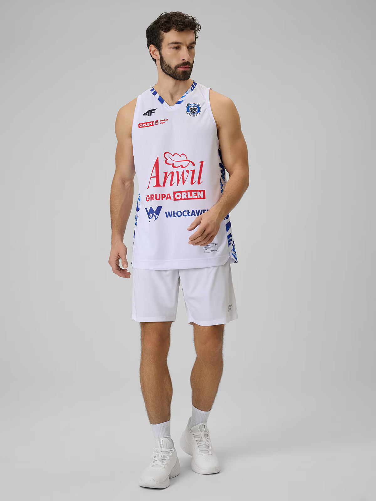 Koszulka meczowa replika wyjazdowa z sezonu 2025/26 męska 4F x Anwil Włocławek