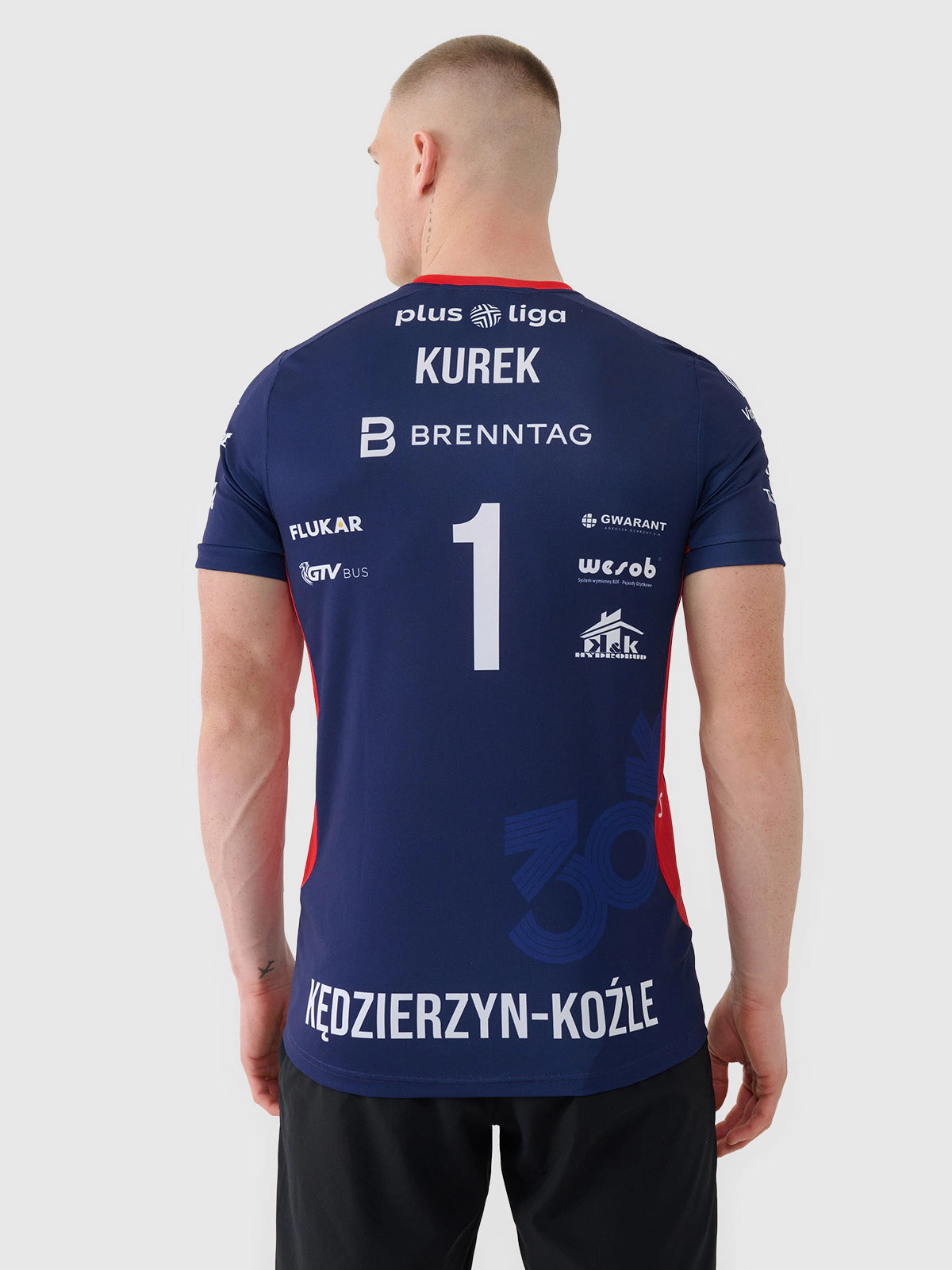 Koszulka meczowa replika domowa z sezonu 2024/25 męska 4F x Zaksa Kędzierzyn Koźle - Kurek