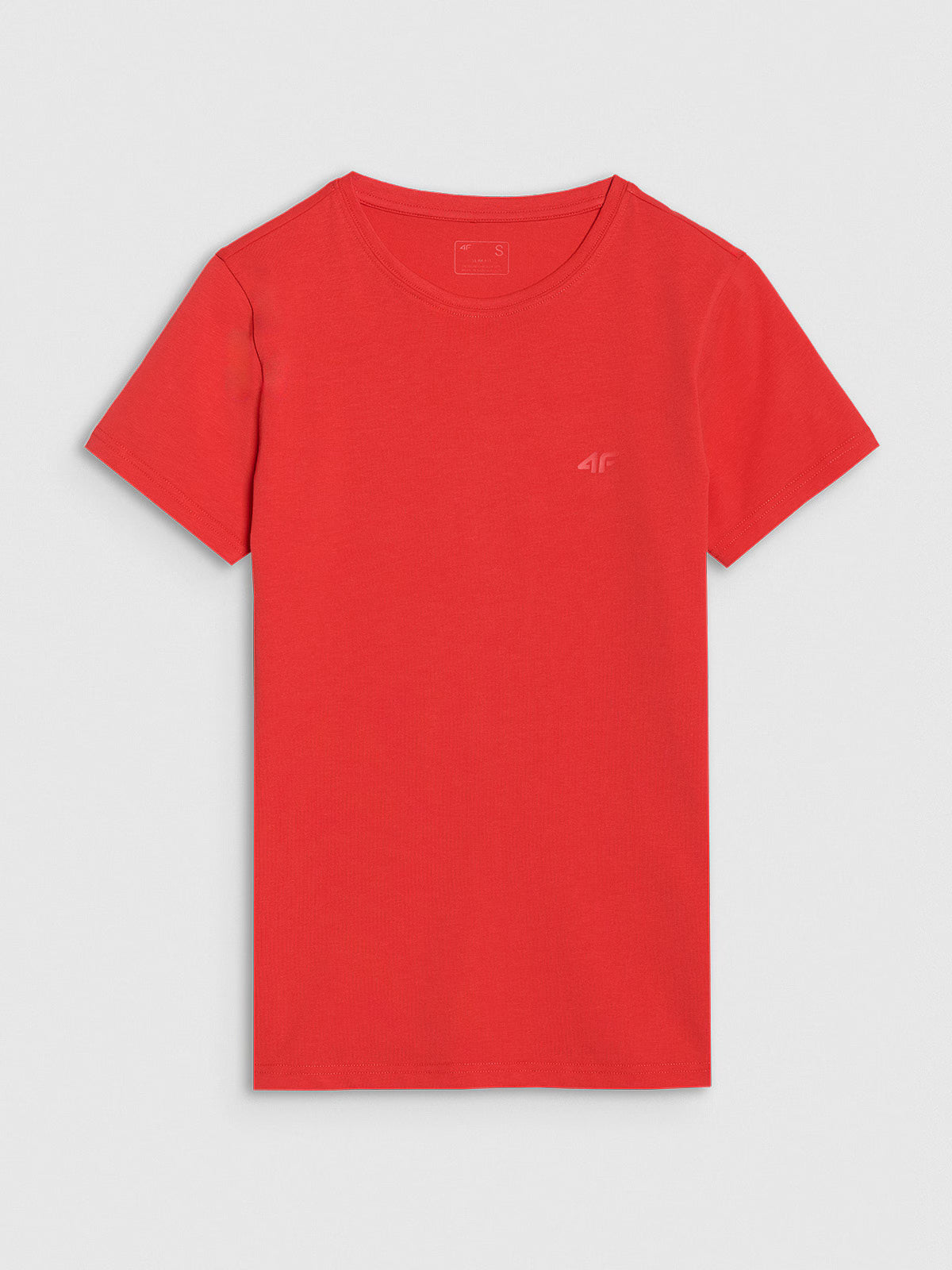 T-shirt slim gładki damski