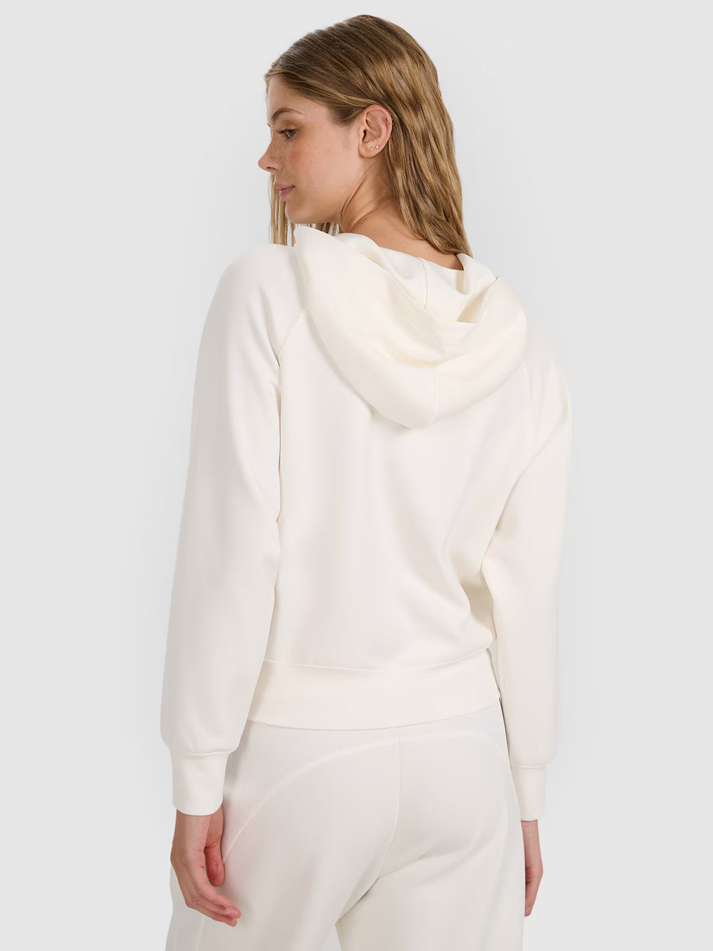 Bluza dresowa nierozpinana z modalem damska