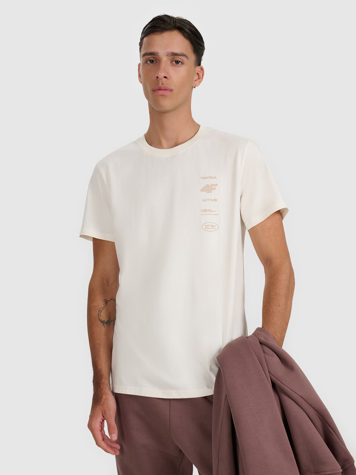 T-shirt regular z nadrukiem męski