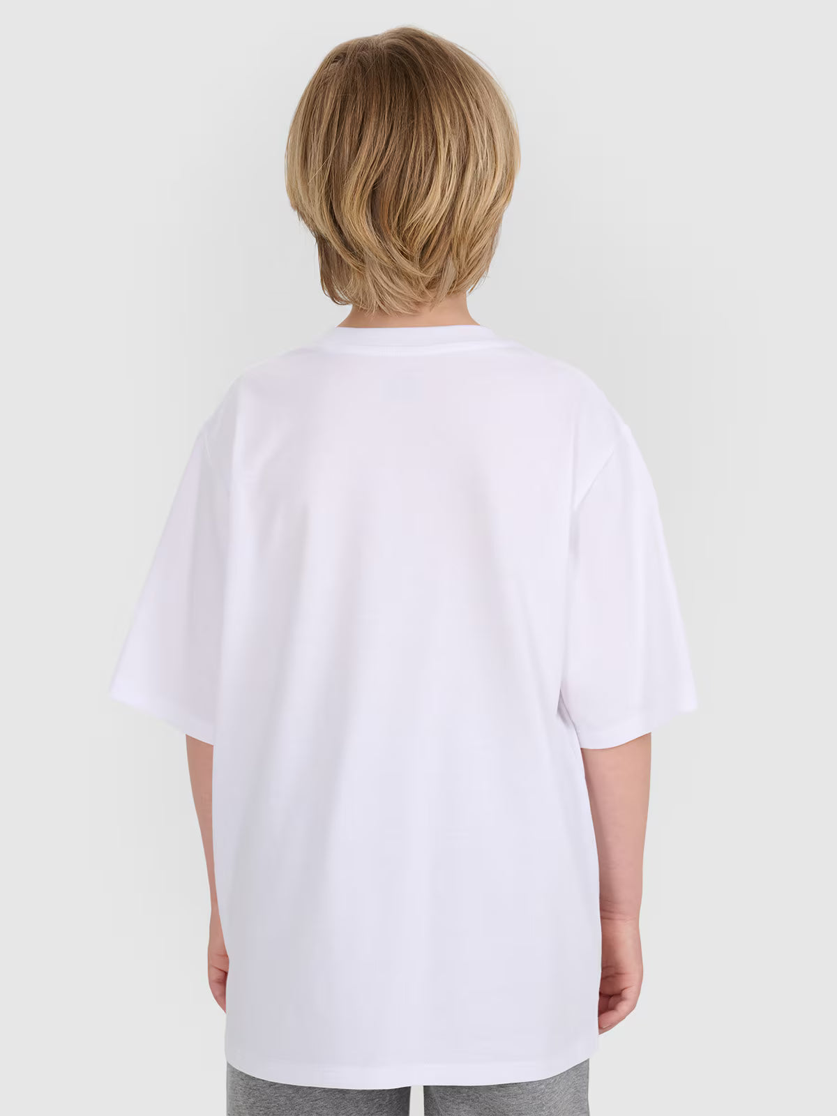 T-shirt oversize z nadrukiem chłopięcy