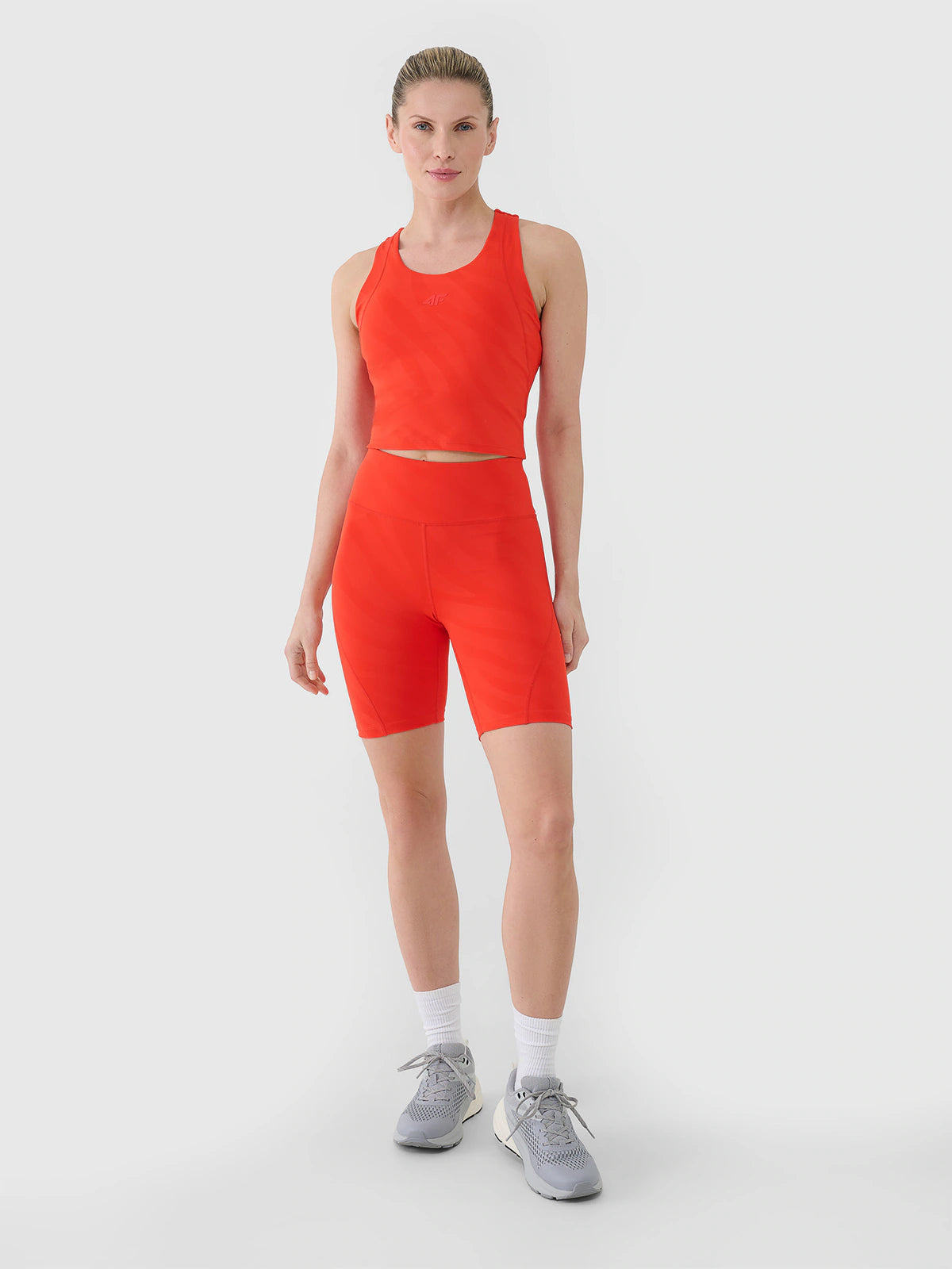Crop top treningowy szybkoschnący damski