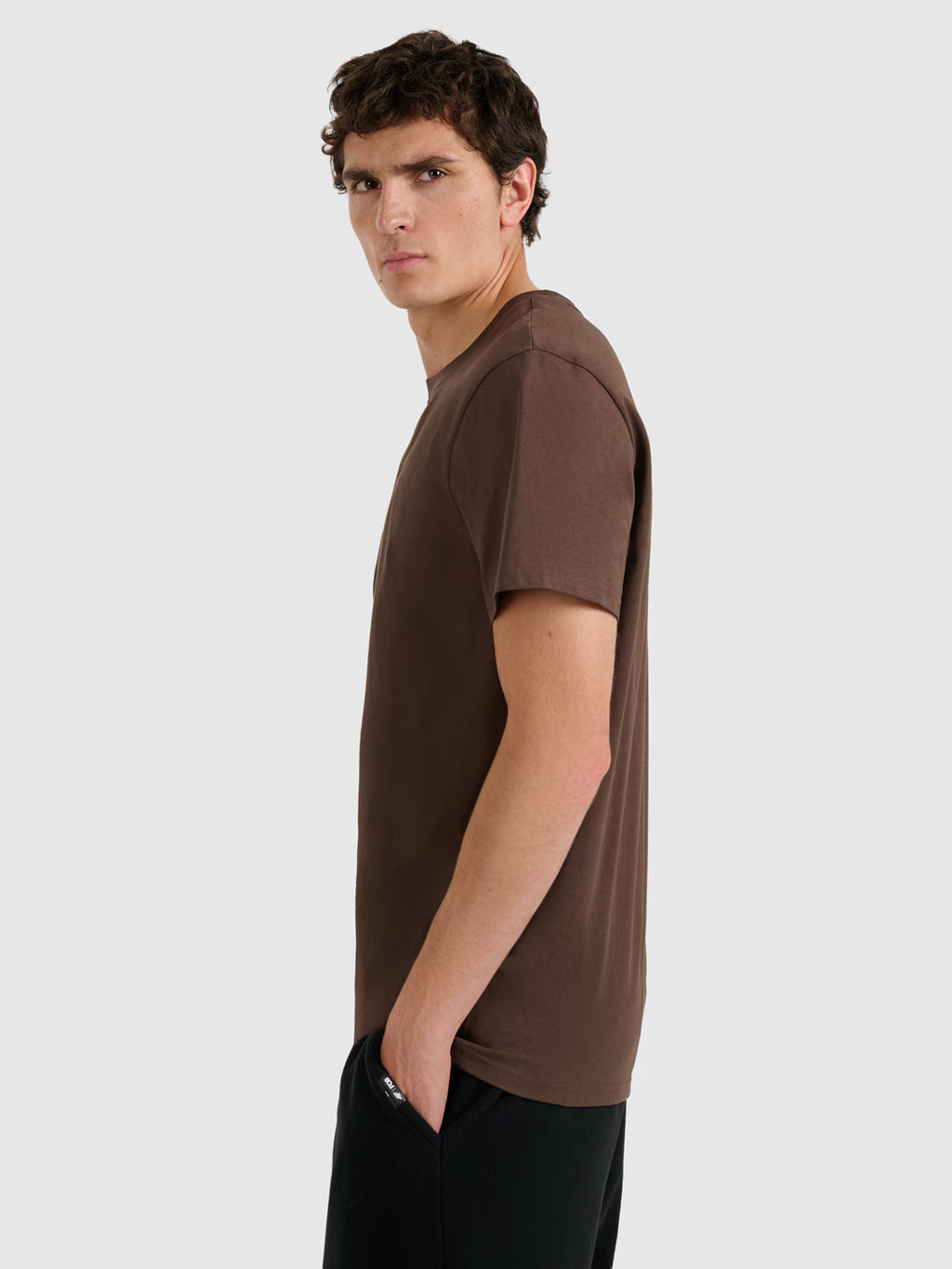 T-shirt regular z nadrukiem męski