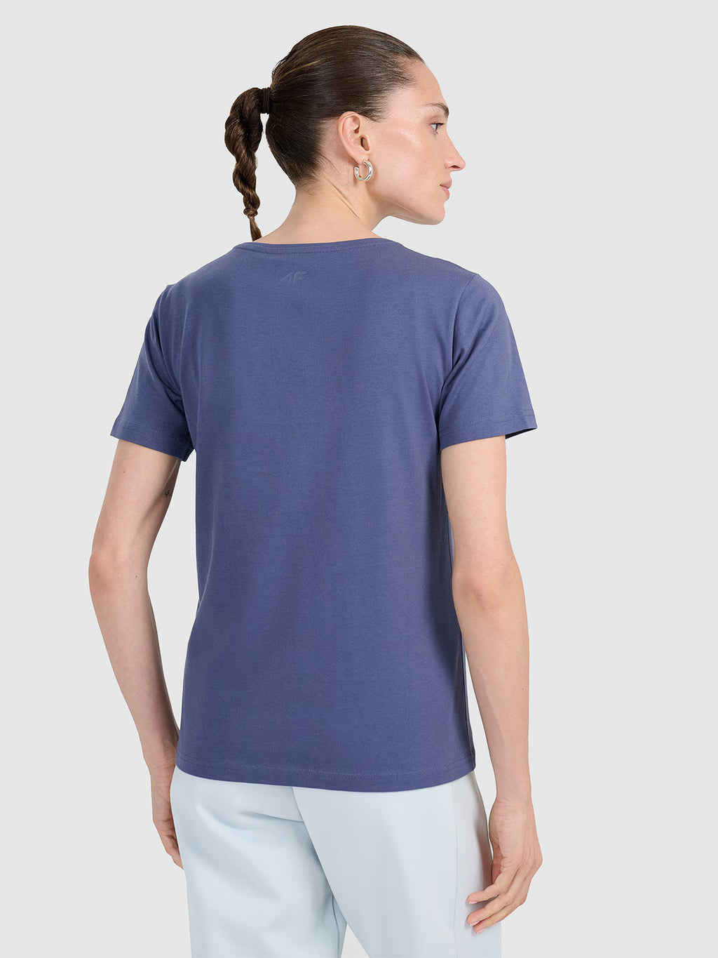 T-shirt regular z nadrukiem damski