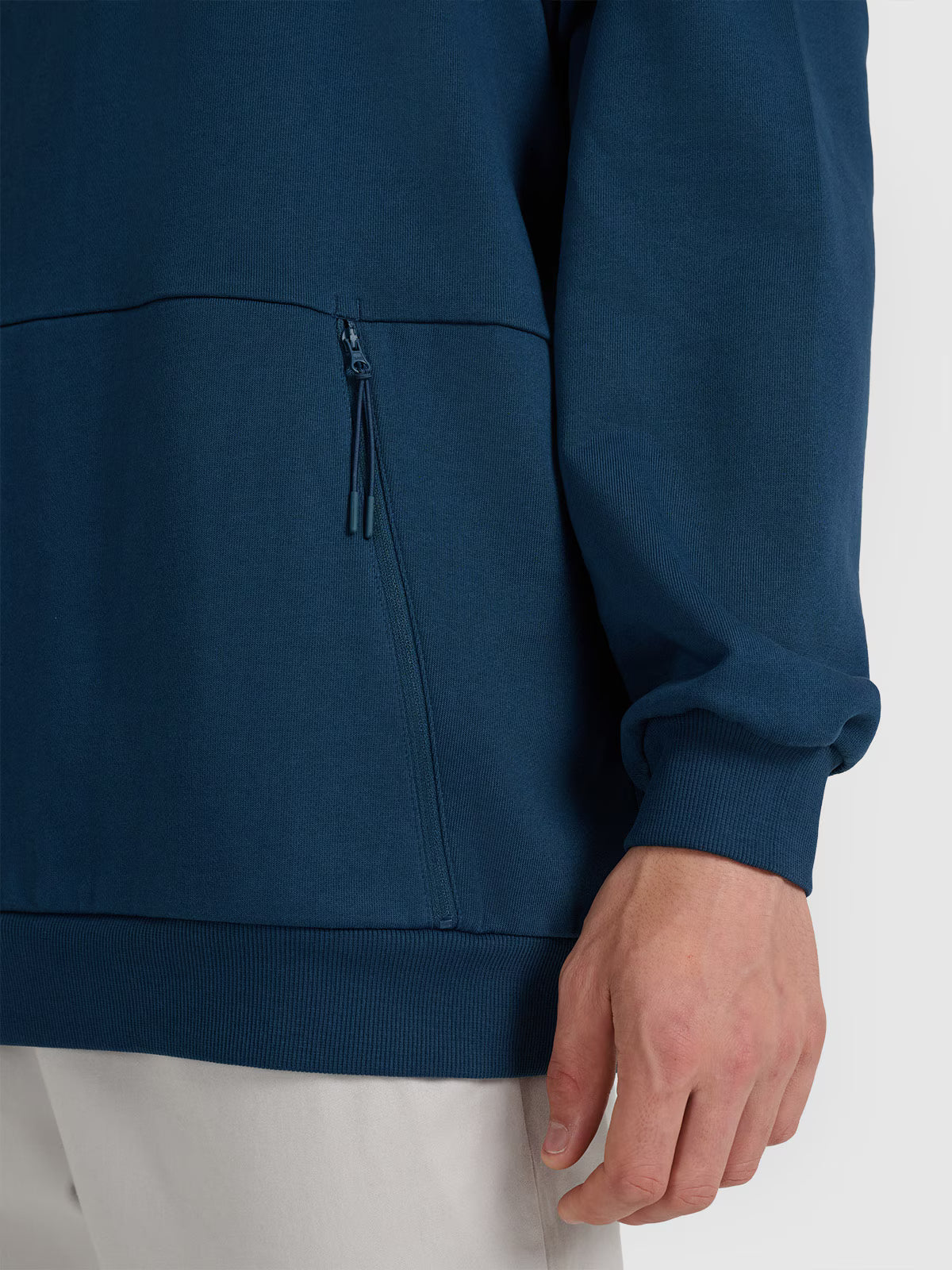 Bluza dresowa nierozpinana bez kaptura męska