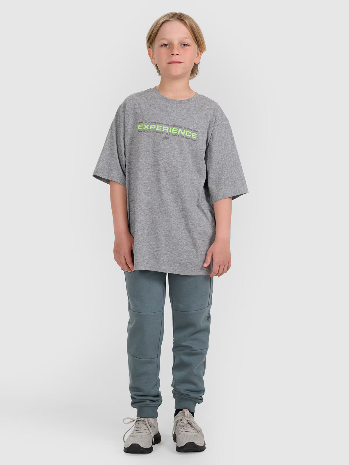 T-shirt oversize z nadrukiem chłopięcy
