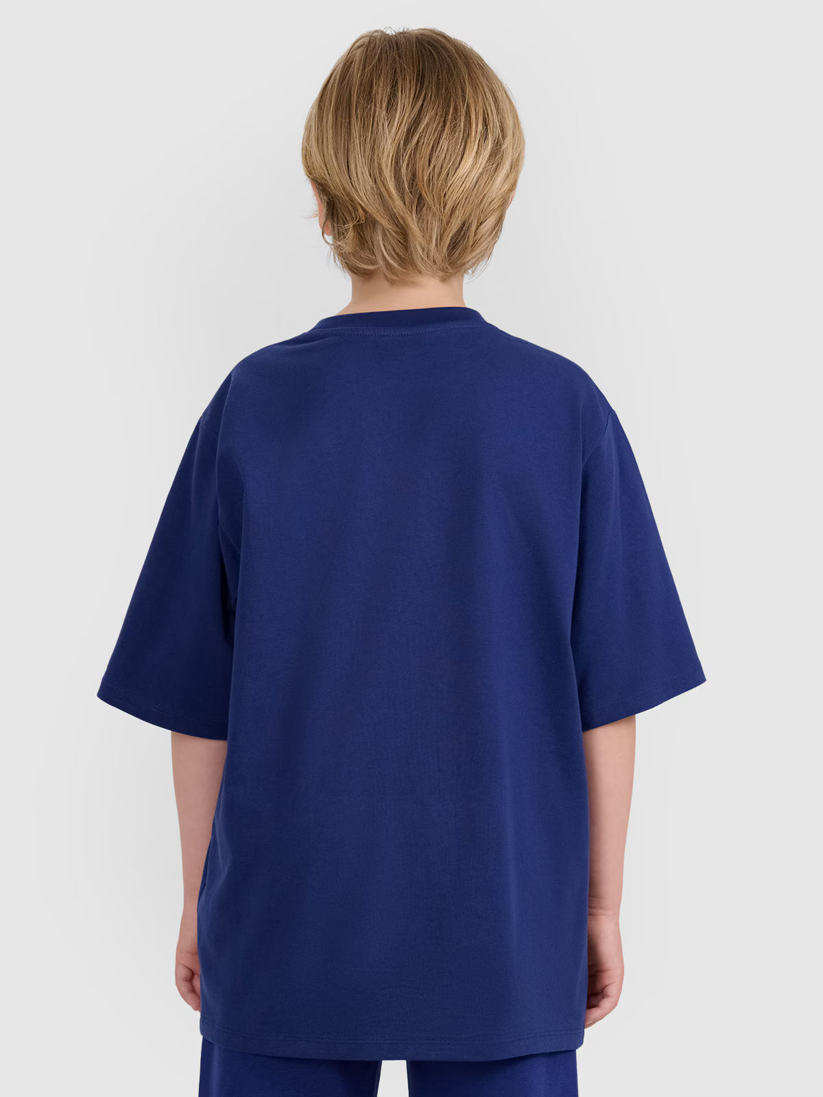 T-shirt oversize z nadrukiem chłopięcy