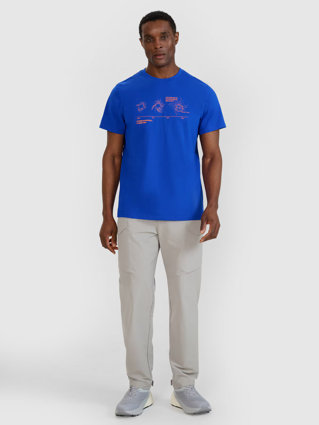 T-shirt regular z nadrukiem męski