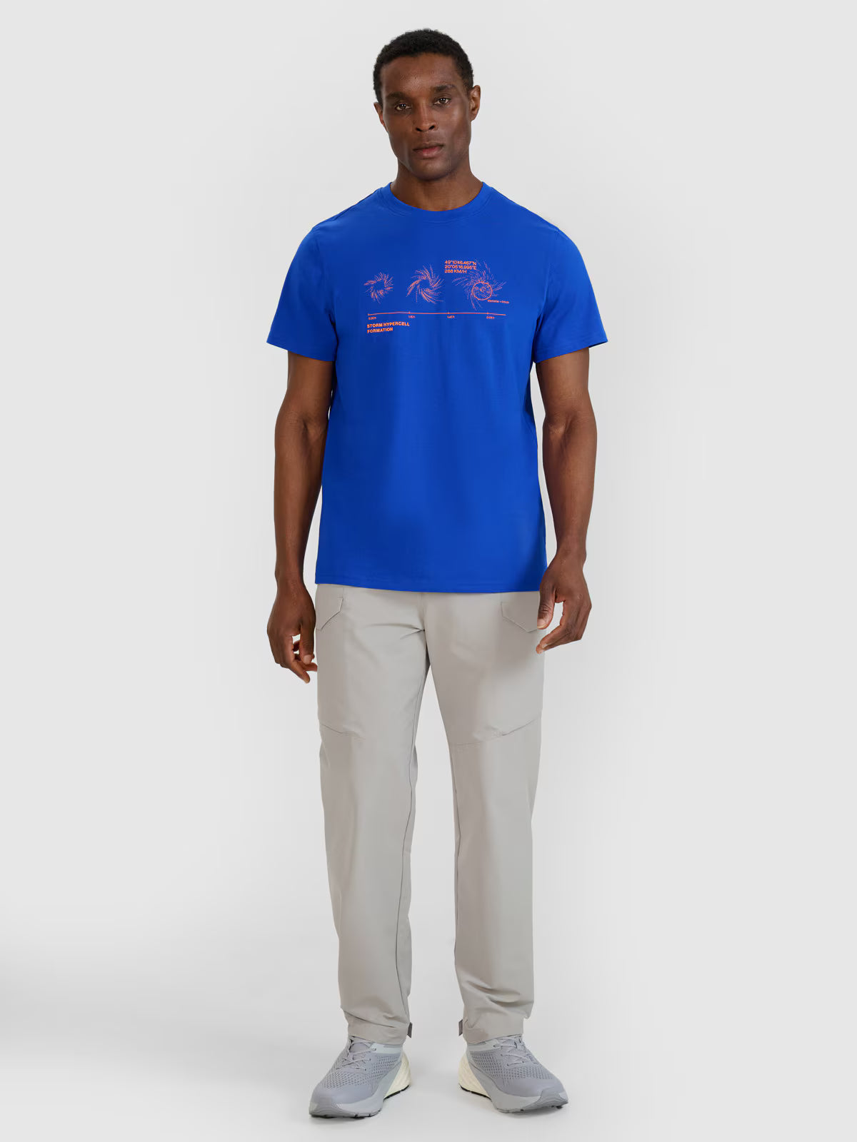 T-shirt regular z nadrukiem męski