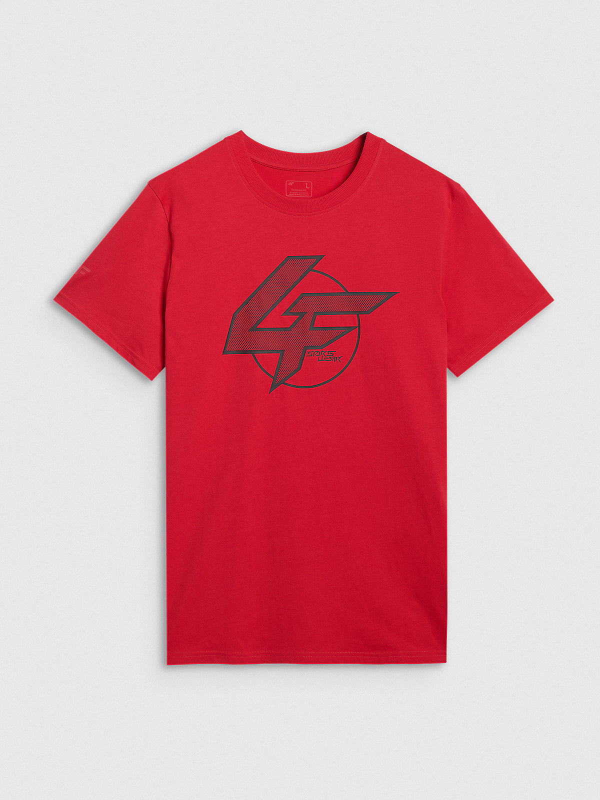T-shirt regular z nadrukiem męski