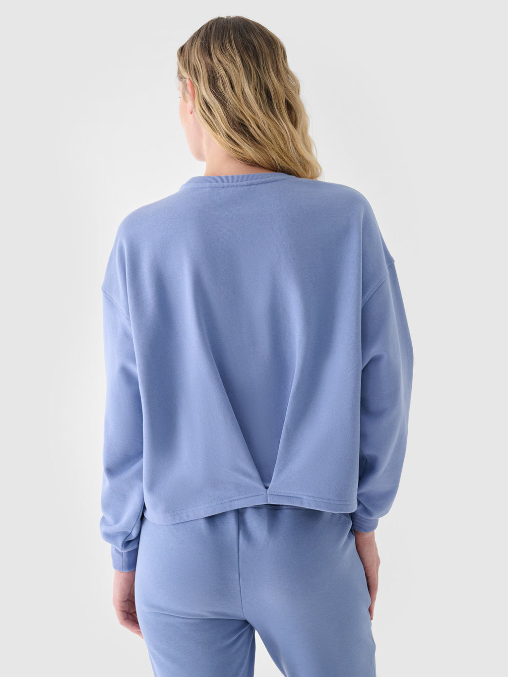 Bluza dresowa nierozpinana bez kaptura damska