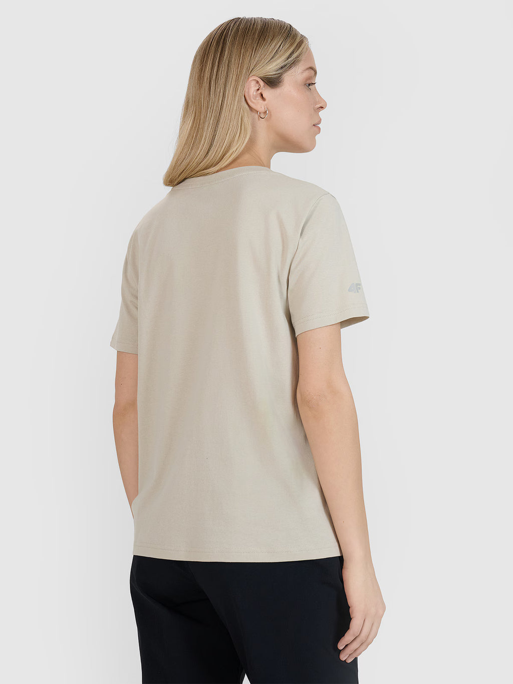 T-shirt oversize z nadrukiem damski