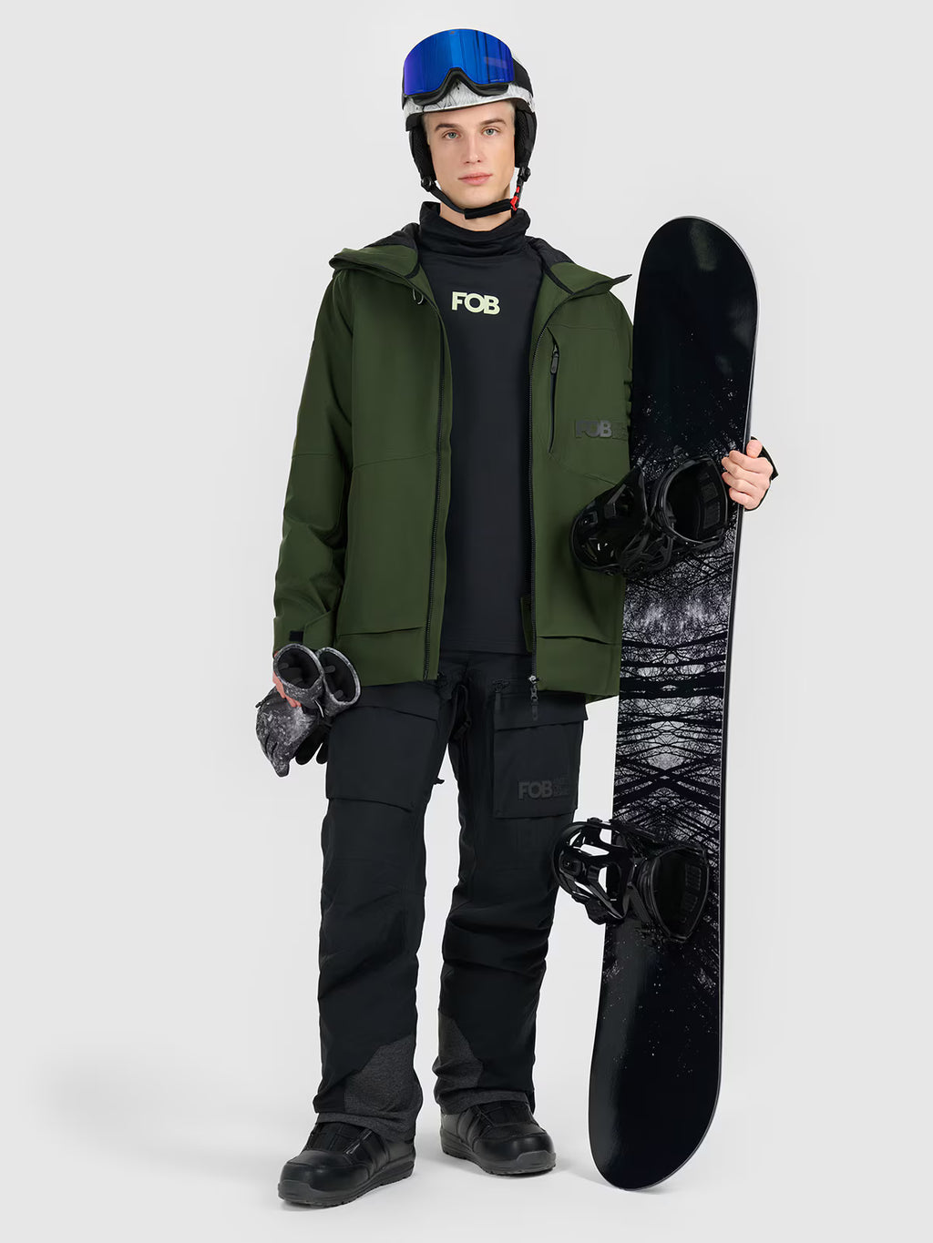 Kurtka snowboardowa membrana 15000 męska