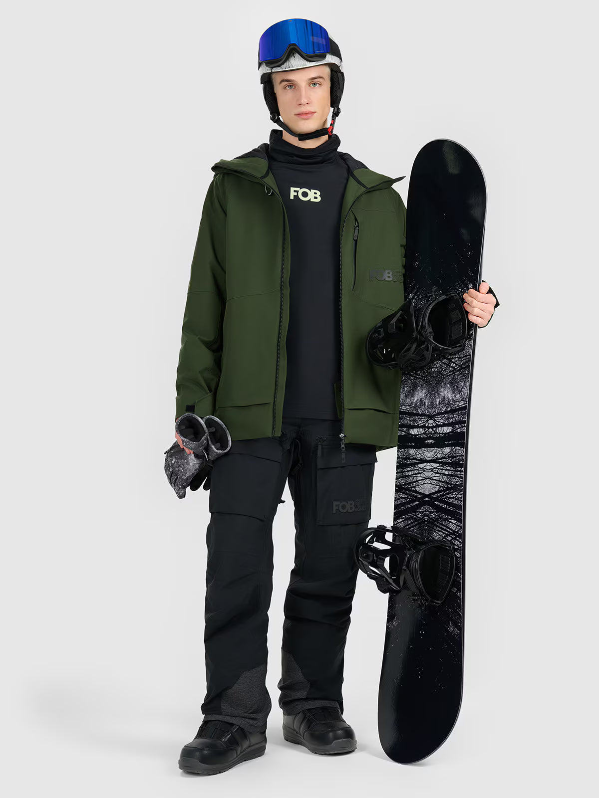 Kurtka snowboardowa membrana 15000 męska