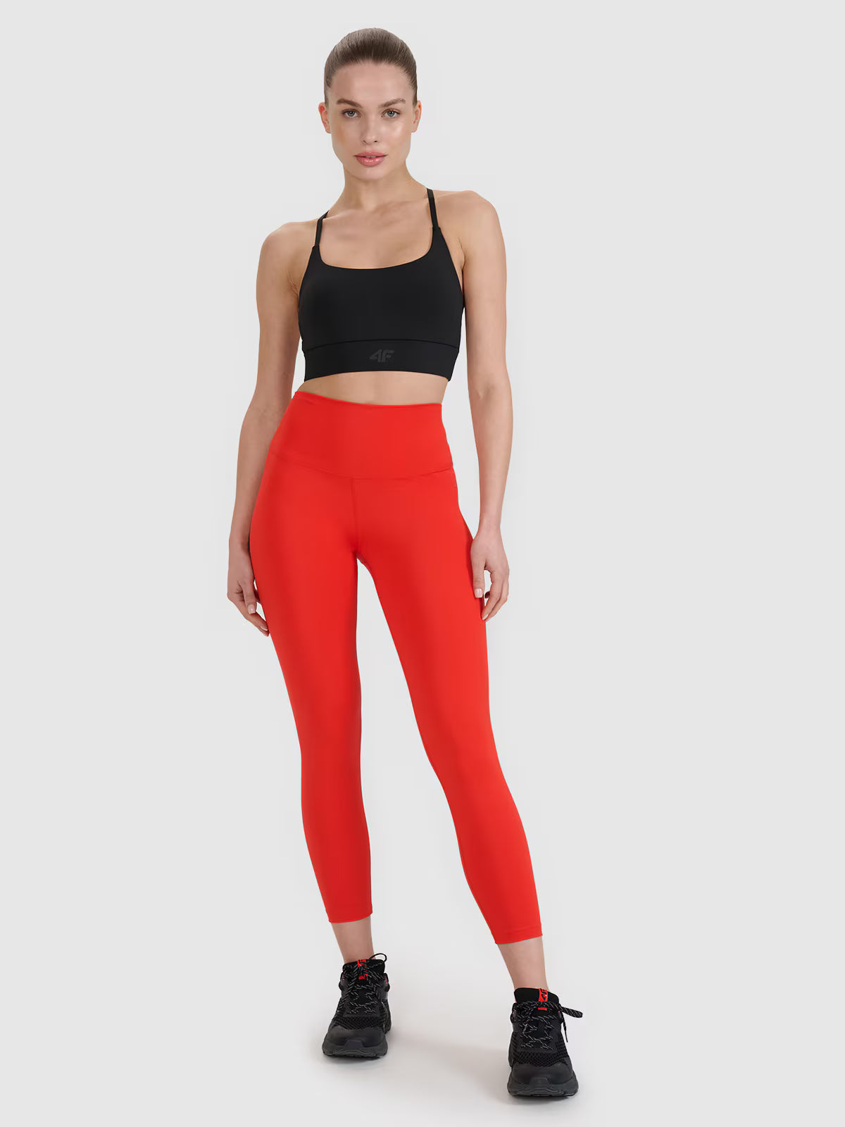 Legginsy treningowe 7/8 z wysokim stanem damskie