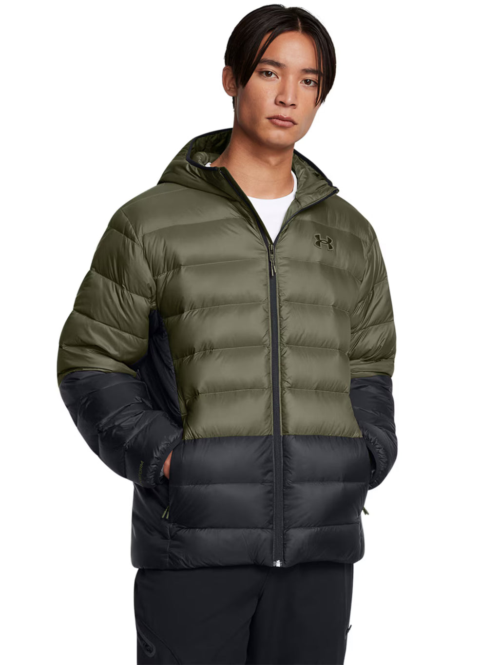 Kurtka puchowa z wypełnieniem naturalnym męska Under Armour Legend Down Hooded Jacket